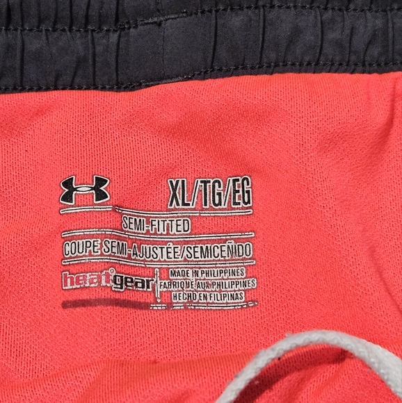 Under Armour Women's Black Shorts with Pink and Blue Trim - Picture 9 of 9